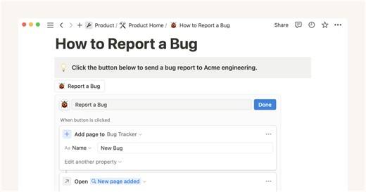 Automatically generate blocks, pages and more with the click of a button
