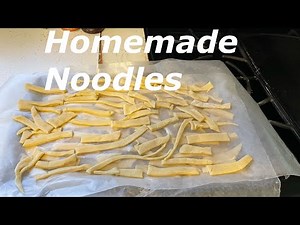 making amazing egg noodles from scratch