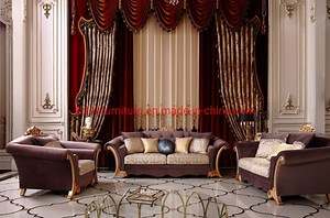 [Hot Item] New Classical Style Living Room Sofa 1 2 3