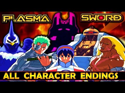 Plasma Sword All Character Endings - Nightmare of Bilstein - Star Gladiator 2 Dreamcast Cutscenes