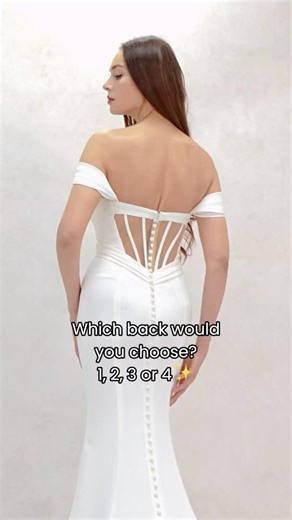 Which Wedding Dress Back Would You Choose? | Cocomelody