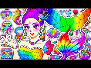 💖Paper DIY💖KPOP DEMON HUNTERS RUMI Colorful Hair +Skincare + Makeup +Fashion Blind Bag Unboxing pt.4