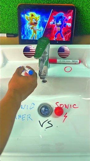 👉 SUPER SONIC vs SONIC 😱 THE GOLDEN LEGEND vs THE BLUE BLUR! 🔥💀 #supersonic #sonic
