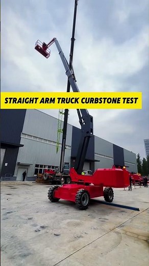 Lightweight Straight Boom Lift Testing & Demonstration in Action #aerialworkplatform #boomlift