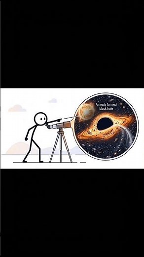 physics cartoon about black hole #animation #physics #physicscartoon #blakhole#science
