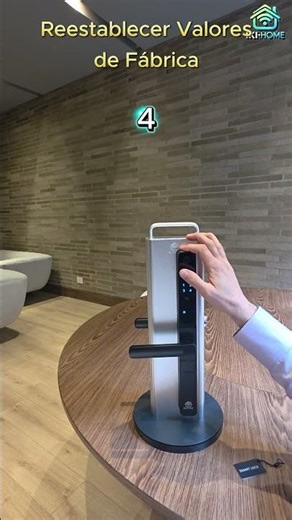 Cerradura Slim 1 Long - Restablecer configuración de Fábrica