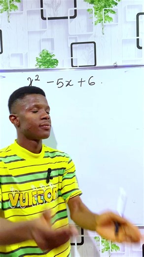 1.1M views · 10K reactions | Factorization of quadratic expression. #mathematics #maths #mathchallenge #mathstutor #MathematicsChallenge | Maths with Esomnofu. | Facebook