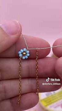 How to Make a Summer Mini Flowers Necklace | Step-by-Step Guide by DIYforu_Della_EU