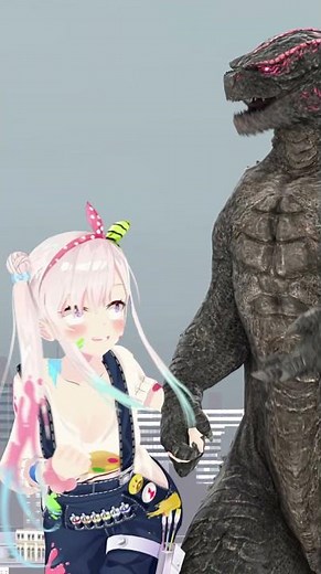 Godzilla The Rizz Master #godzilla #hololive