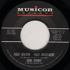 Gene Pitney - Half Heaven - Half Heartache