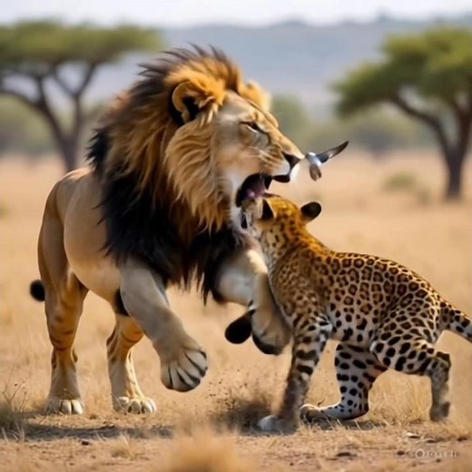 🦁 Lion vs Leopard 🐆 | Wild Forest Clash | Real Animal Fight #video