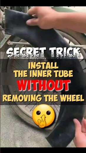 Never Remove Your Wheel Again! 🔧 How to Install an Inner Tube in 60 SECONDS #DIYbike #geniushack
