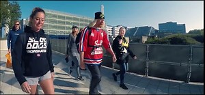 Hygen: Red Snowskates, Plastic and Steel, Modern Style, Adult and Kid, 1 Pair