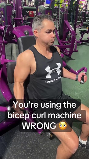 You're not weak — you’re just using the machine wrong. These small fixes = big biceps. 💪 #gymtok #beginners #planetfitness #biceps #fitnesstips