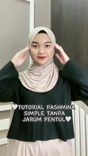 Tutorial Hijab Pashmina Simpel Tanpa Jarum Pentul