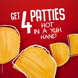 97K views · 103 reactions | 4 Patties Fi A Gran! Get 4 Patties hot in a yuh hand  Promotion ends October 6th. *Conditions apply. | Juici Patties | Facebook