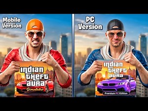 INDIAN THEFT AURO SIMULATOR MOBILE VS COMPUTER 🔥