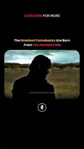 The fall is never the end. It’s the start of a stronger comeback. 🔥