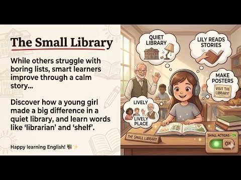 The Small Library | Learn English Through Stories | For Beginner