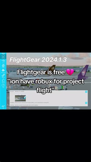 FlightGear: Affordable Flight Simulation Experience
