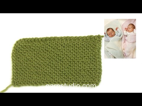 How to knit a blanket from corner to corner
