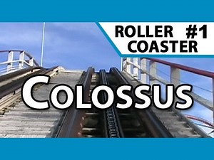 Colossus Roller Coaster -- Front Row POV @ Six Flags Magic Mountain