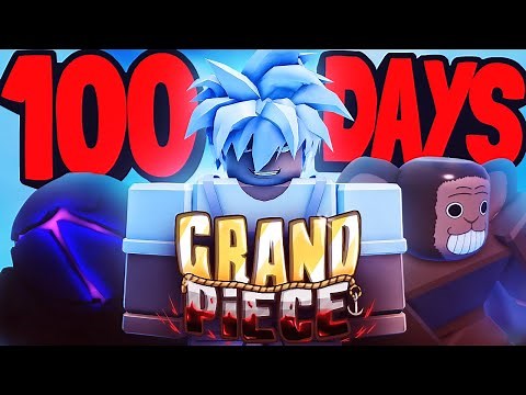 I Spent 100 Days in Grand Piece Online and Here's What Happened... (GPO roblox)