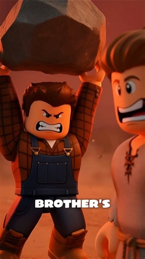 Jealousy Destroyed a Brother… | Cain & Abel (Roblox Bible Story) 😳⚔️ #Shorts