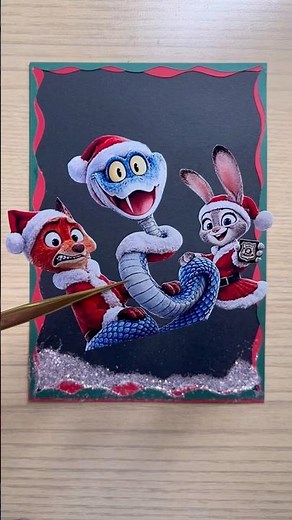 Scrapbooking | Zootopia 2 : Christmas : 크리스마스 I Journaling 다꾸 | 주토피아 2