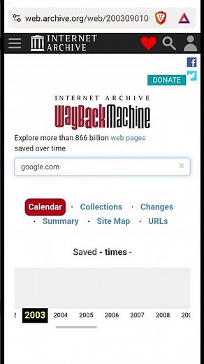Access old versions of the internet #internetarchive