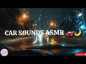 6 Hours🌙CAR SOUNDS ASMR TRAFFIC SOUNDS 🚗🌙