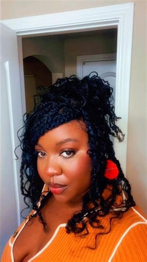 styling my goddess mini twist bob #spring #summer #shorts #sweet #curly