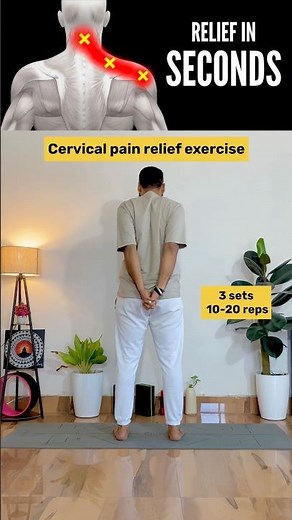 Fix Neck Pain in 30 Seconds | Cervical Pain Relief Exercises