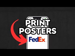 NEW! How To Print Posters At Fedex