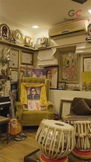 Bappi Lahiri's unique house 😍#BollywoodLegend #CelebrityLife #TrendingNow #gossipcenters