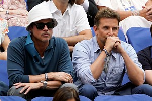 My 2 Brads: U.S. Open men’s final features Brad Pitt-Bradley Cooper bromance