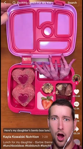 Barbie Themed Bento Box Lunch for Kids