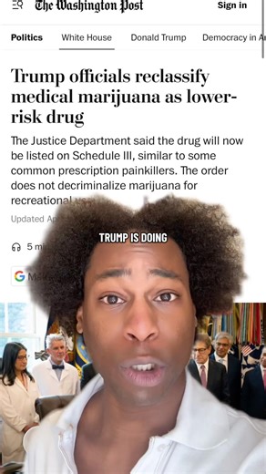 Trump reschedules cannabis #trumpnews #worldnews #trending