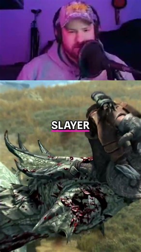 Skyrim Dragon Slayer Moment! Epic Victory Scream!