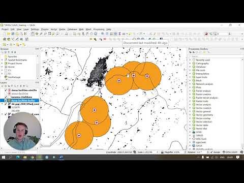 Maps/GIS workshop Day 2 Video 5: Calculating population living within buffers