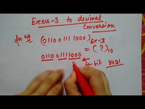 Excess3 to Decimal |easy |short |simple
