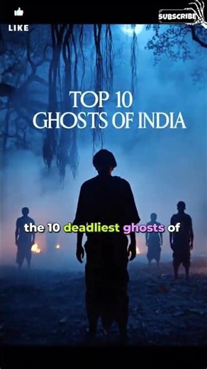 Top 10 Deadliest Ghosts of India 😱👻#shorts #horror #scary
