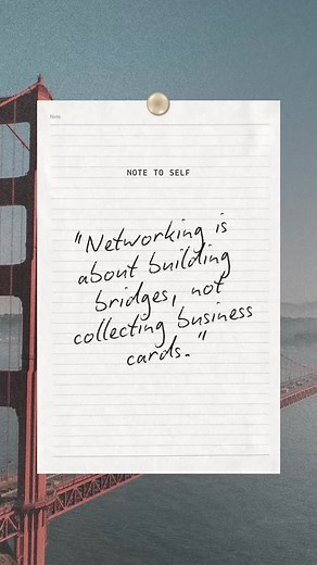 Networking is about building bridges, not collecting business cards.” This quote speaks to something so important — relationships are not transactions. They are built with intention, trust, and shared purpose. When we connect with others simply to add a name to our list, we miss the opportunity to create something meaningful. But when we focus on listening, aligning values, and understanding the “why” behind someone’s work, we create connections that last — connections that lead to partnership, 