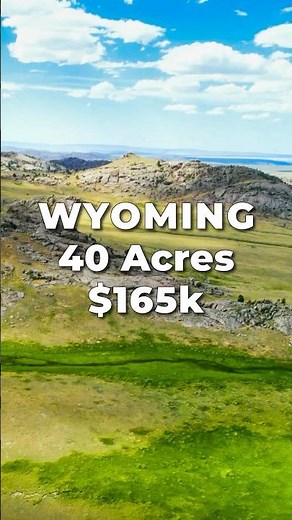 LAND for SALE in WYOMING • 40 Acres with Mountain Views • LANDIO