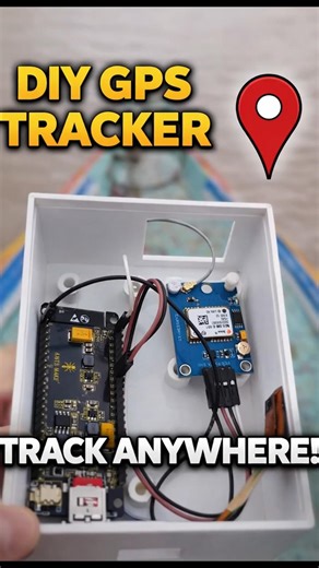 DIY GPS Tracker in 30 sec | ESP32 Neo6M #shorts #esp32 #diy