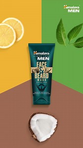 Dive into freshness with Himalaya Men Face and Beard Wash and gift your beard a sip of the good life with our coconut water. #HimalayaMen #HimalayaMenFaceAndBeardWash #FaceCare #MensCare | Himalaya Men