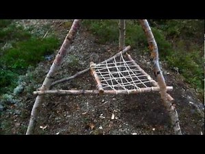 How To Build A Bushcraft Chair.
