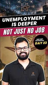 Types of Unemployment Explained: Frictional, Structural & Cyclical | UGC NET Economics | Day 23