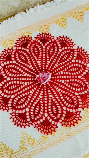 Made to Treasure • Drawn & Counted thread embroidery on Instagram: "Crochet is my quiet place. When my energy feels scattered or heavy, I return to doilies; familiar rhythms, counted stitches, steady breath. Thread by thread, the noise softens. Hands remember what the heart needs. She rises. She glows. Not because the storm passed, but because she learned how to breathe again. Doily-making is my grounding practice. When I’m not in the right energy, I don’t push, I return."