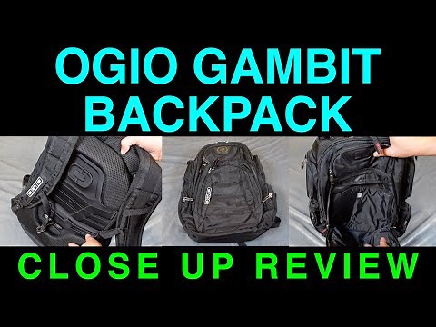 Ogio Gambit Backpack Close up Look, Unboxing, Review, Demo